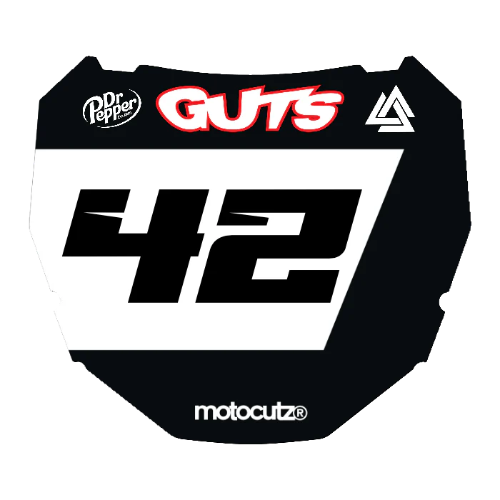 CUSTOM ODI NUMBER PLATE DECAL