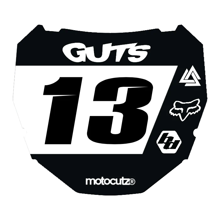 CUSTOM ODI NUMBER PLATE DECAL