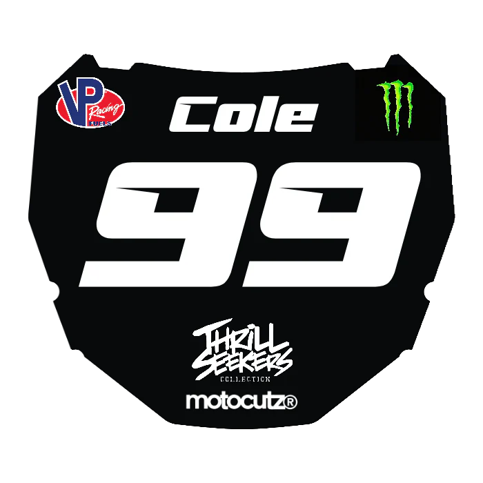 CUSTOM ODI NUMBER PLATE DECAL