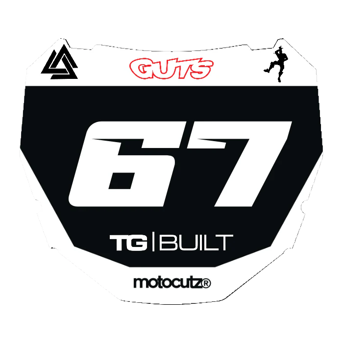 CUSTOM ODI NUMBER PLATE DECAL