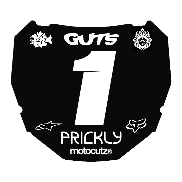 CUSTOM ODI NUMBER PLATE DECAL