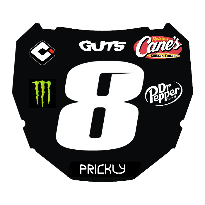 CUSTOM ODI NUMBER PLATE DECAL