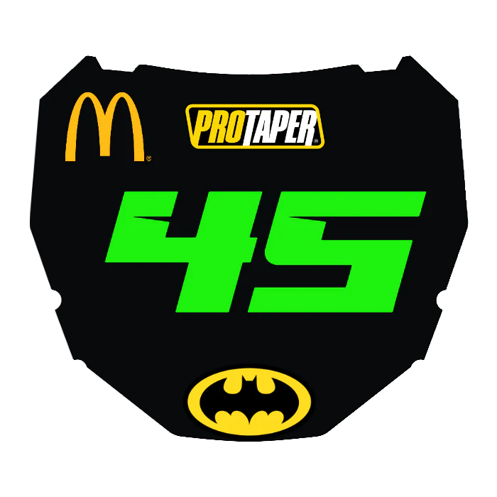 CUSTOM ODI NUMBER PLATE DECAL