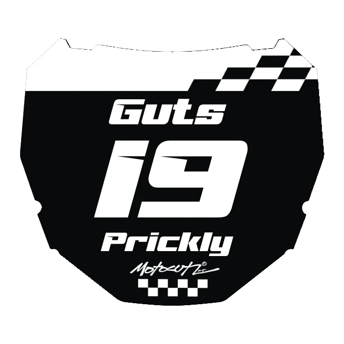 CUSTOM ODI NUMBER PLATE DECAL