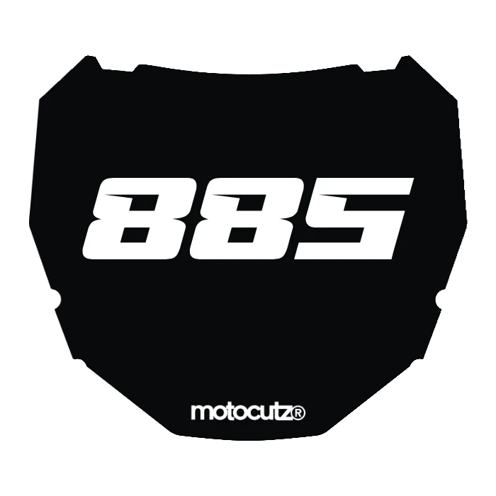 CUSTOM ODI NUMBER PLATE DECAL