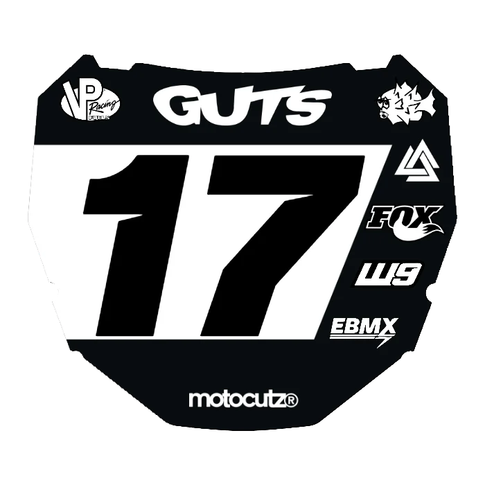 CUSTOM ODI NUMBER PLATE DECAL