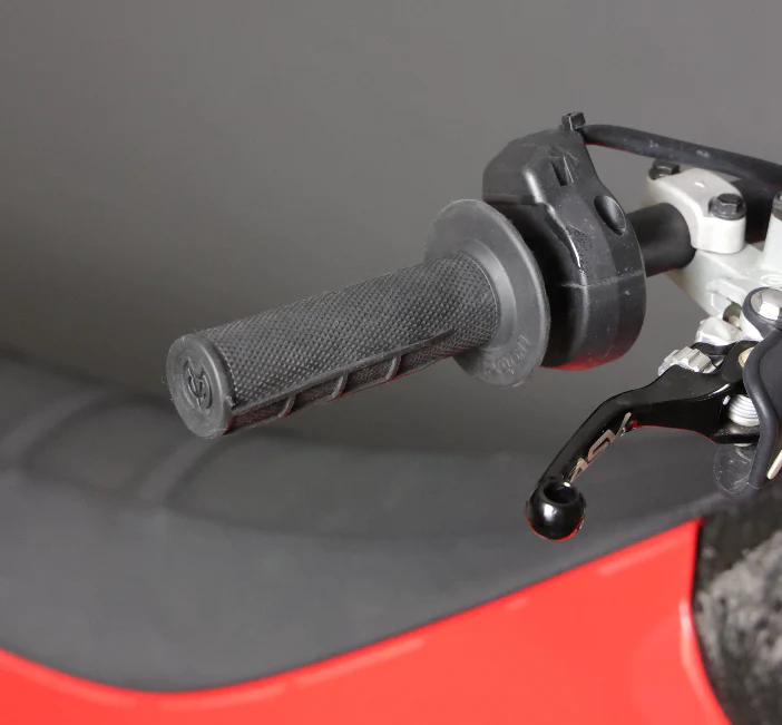 Universal Half Waffle Single Side Bolt-On Grips Black - Image 6